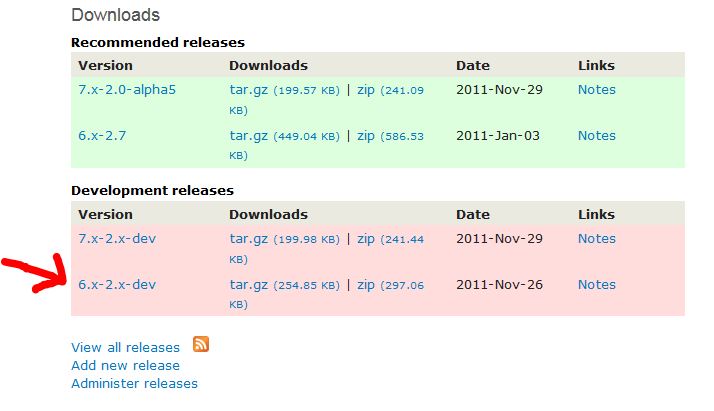 dev version